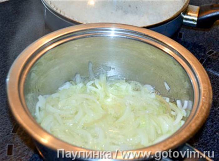 Гарячий рибний салат